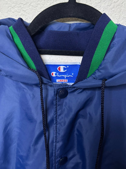 80’s CHAMPION Hooded Insulated Bomber Jacket (Unisex L)