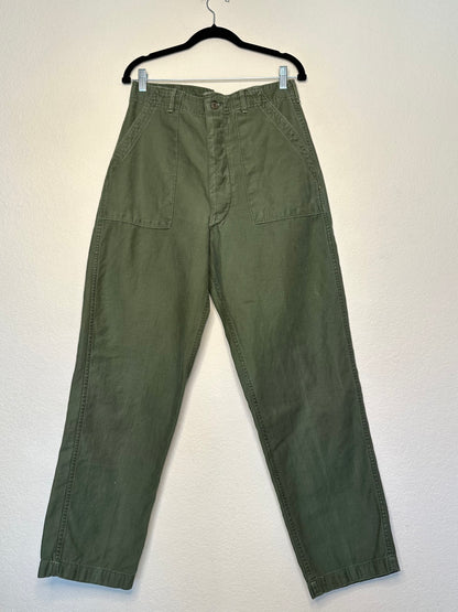60’s Military OG-107 Cotton Sateen Field Pants (Men’s 32 / Women’s 30)