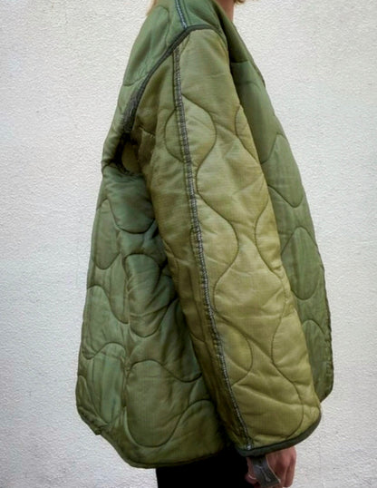 80’s US Military M65 Quilted Field Liner Mid-Length Jacket