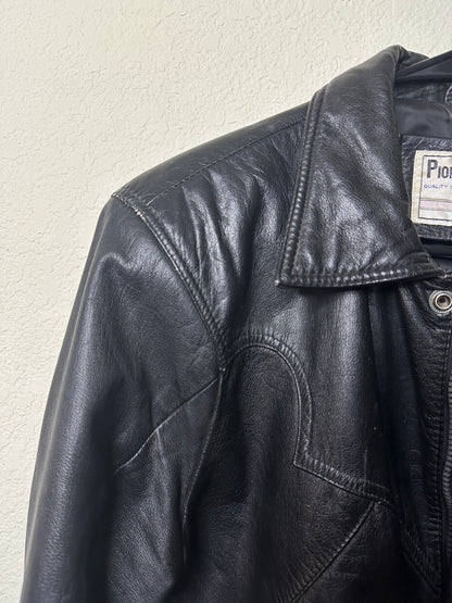 70’s Pioneer Wear Leather Western Bomber Jacket (Men’s 40/L)