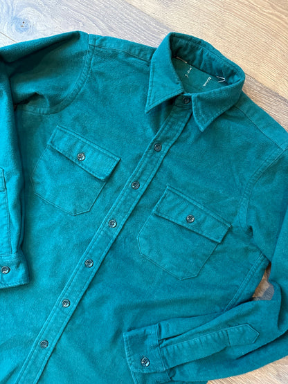 80’s Short Horn Chamois Cotton Flannel Shirt (Unisex L)