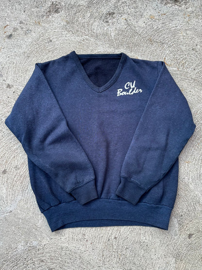 1981 CU Buffs V-Neck Sweatshirt (Unisex M)