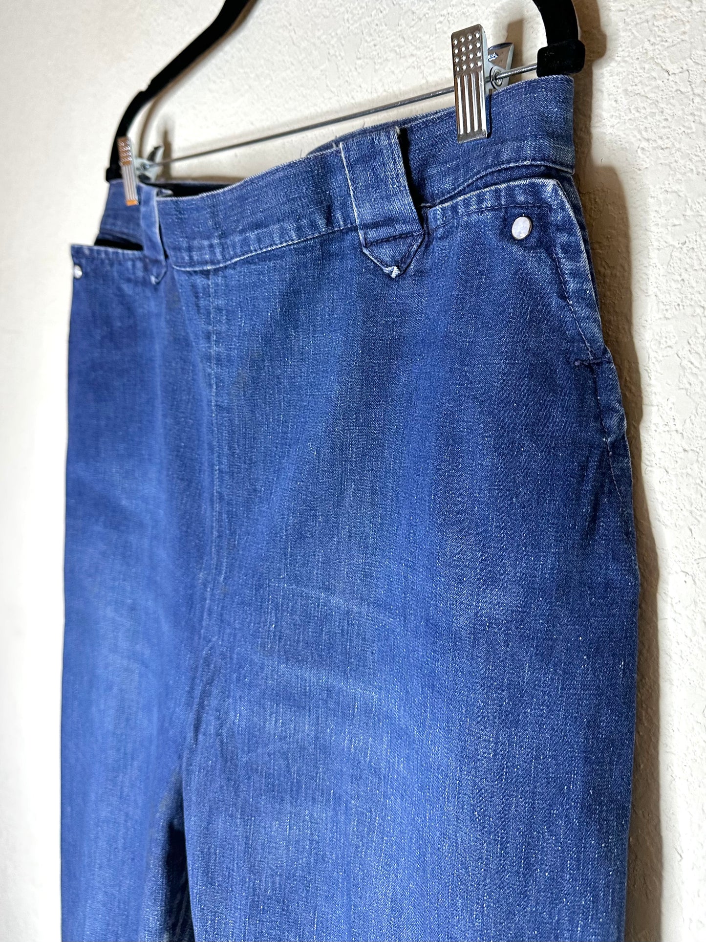 50’s LEVI’S Big E Side Zip Shorthorn Denim Pants (Women’s 34)