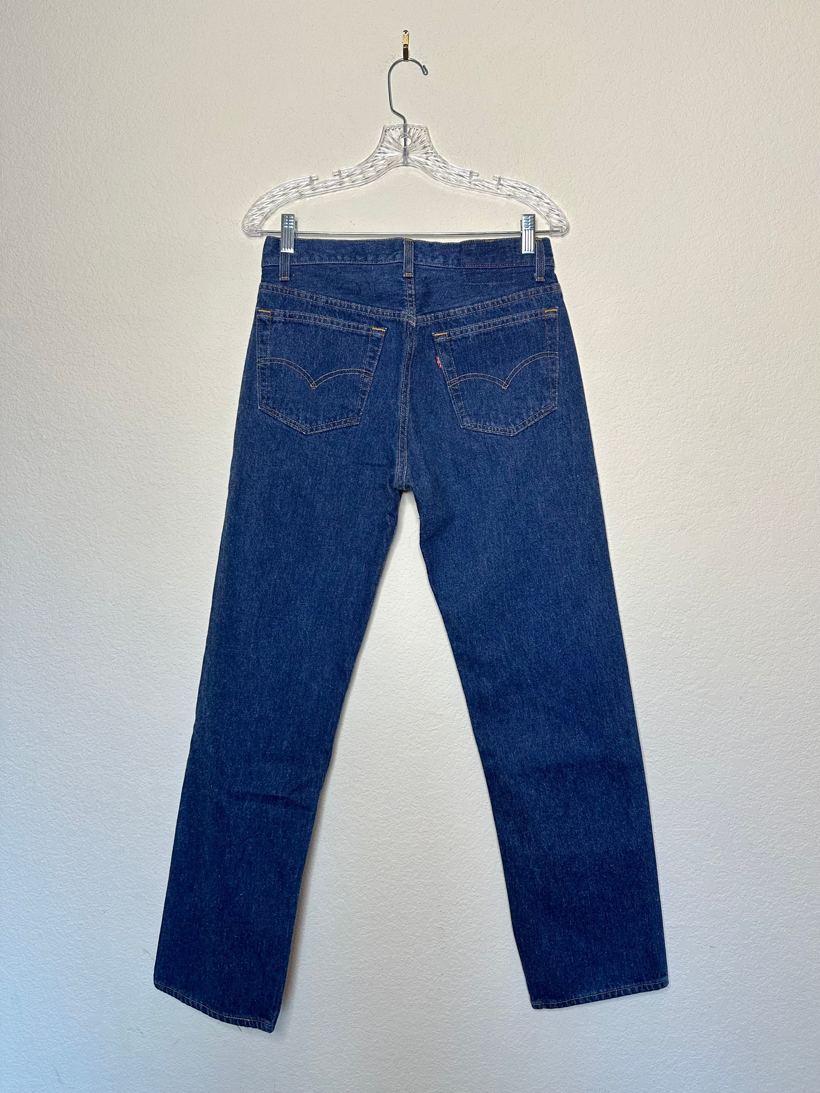90's Levi's 501 Soft Indigo Jeans USA (Men's 30x29 / Women's 28