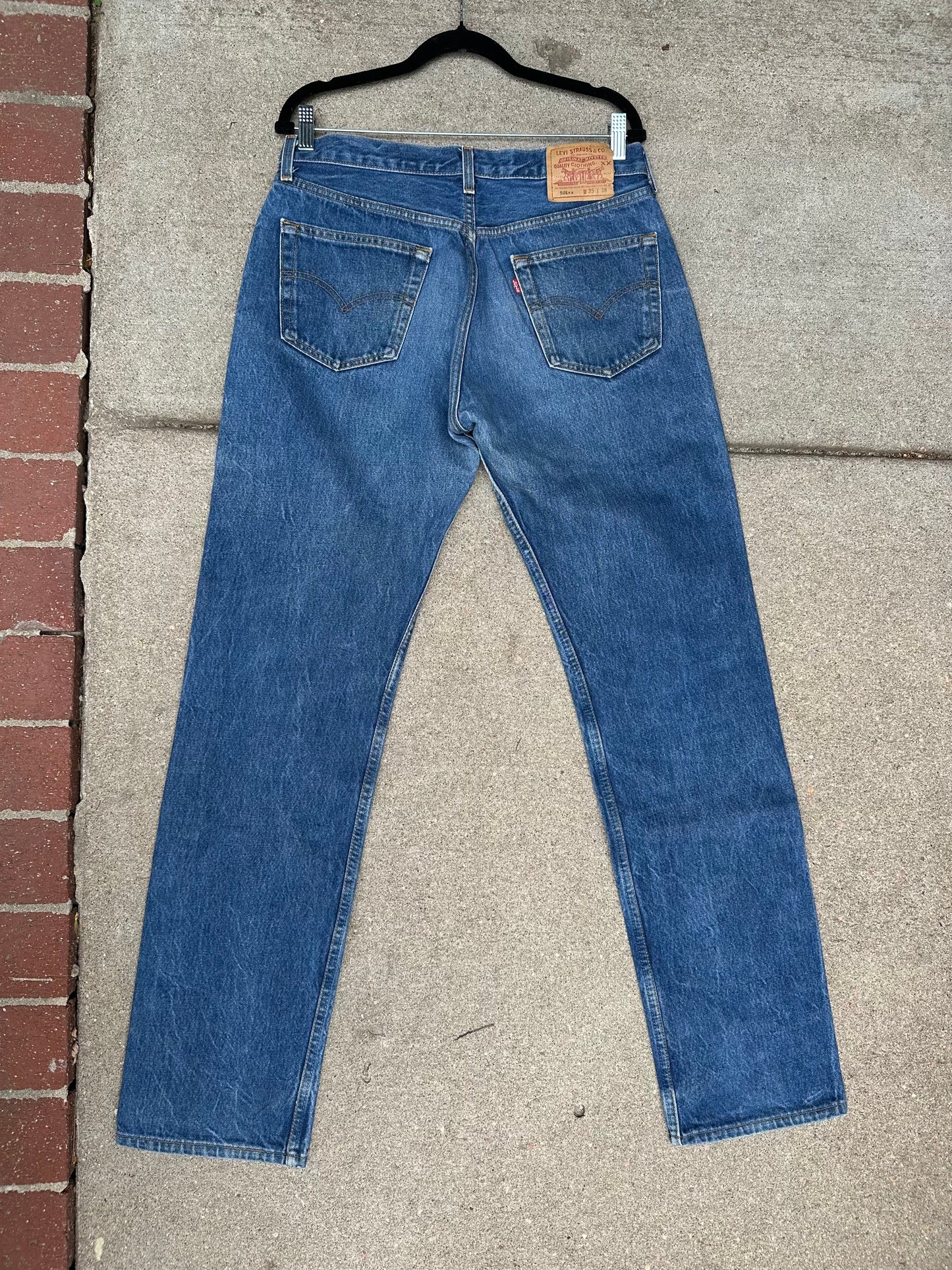 90’s Levi’s 501xx Distressed Jeans (Men’s 34x34 / Women’s 32)