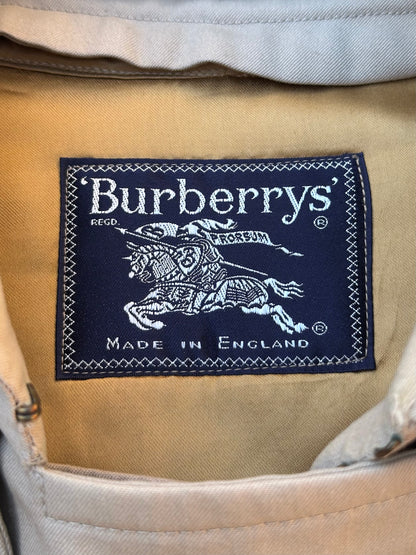 80’s Burberry Nova Check Lined Trench Coat w/ Zip-Out Liner (Men’s 42)