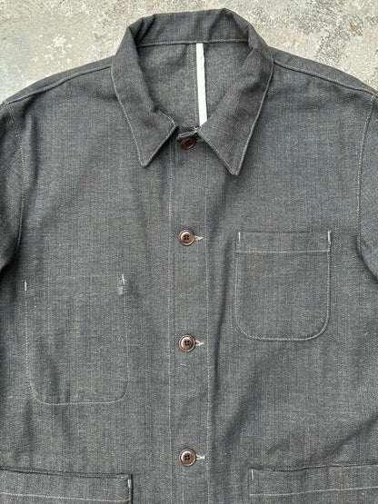 Epaulet Doyle HBT Japanese Denim Workwear Chore Jacket (Unisex L)