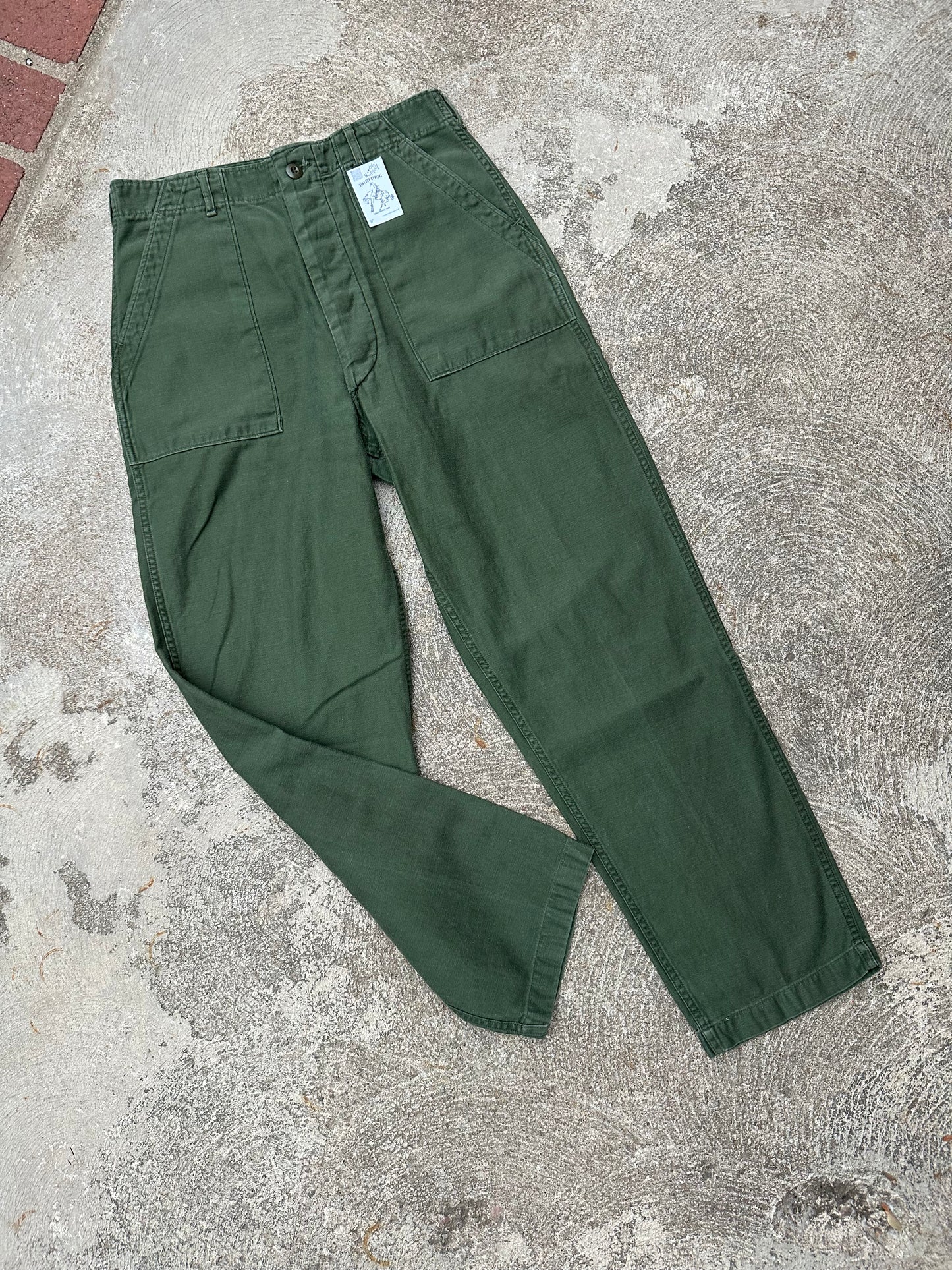 70’s US Military OG-107 Cotton Sateen Field Pants (Men’s 31x31)