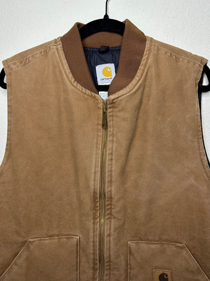 Y2K Carhartt Duck Canvas Insulated Workwear Vest USA (Men’s L)