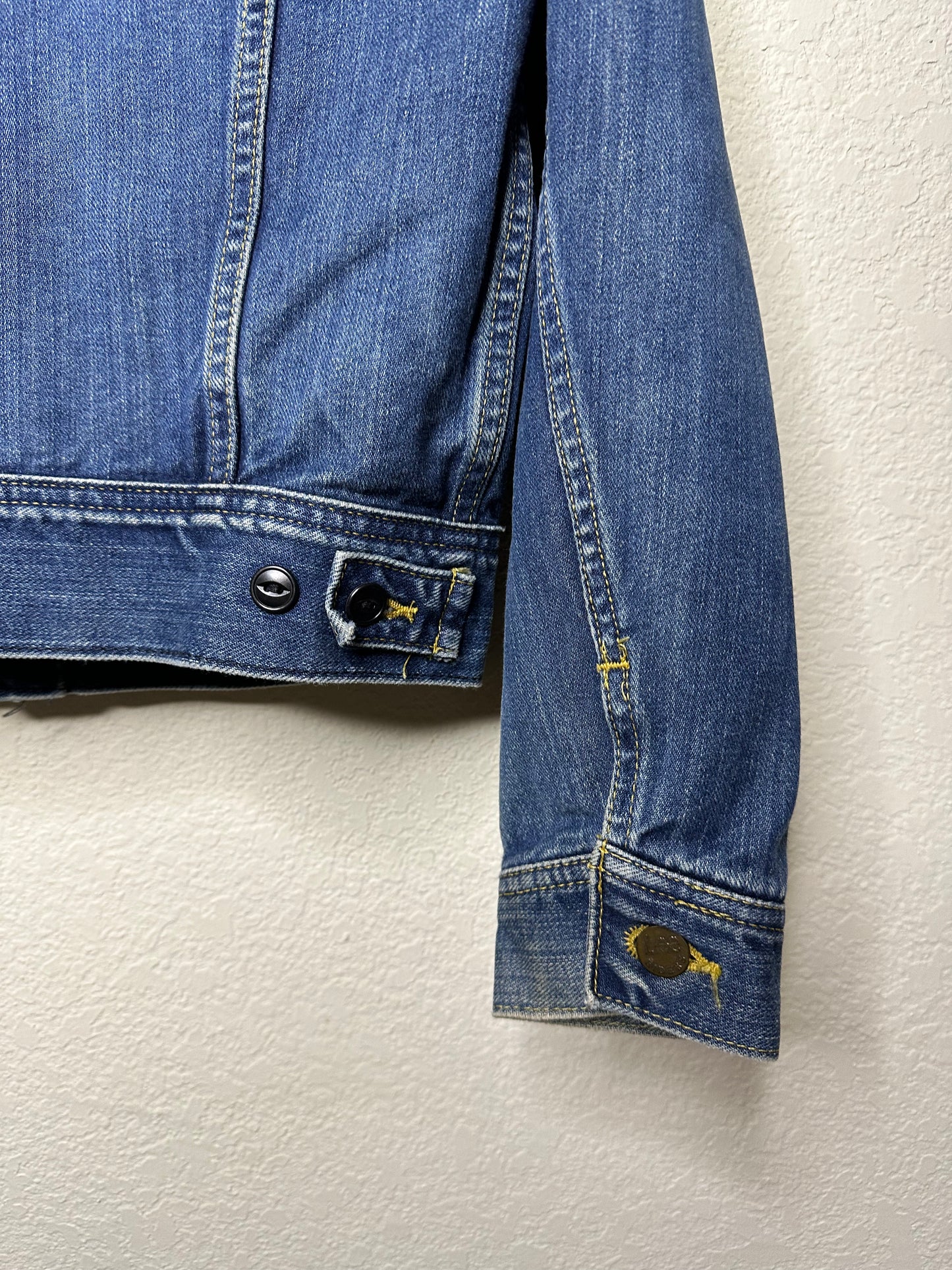 90’s Lee Left Hand Japanese Denim Sanforized Trucker Jacket 101J - 1940’s Model (Unisex S)