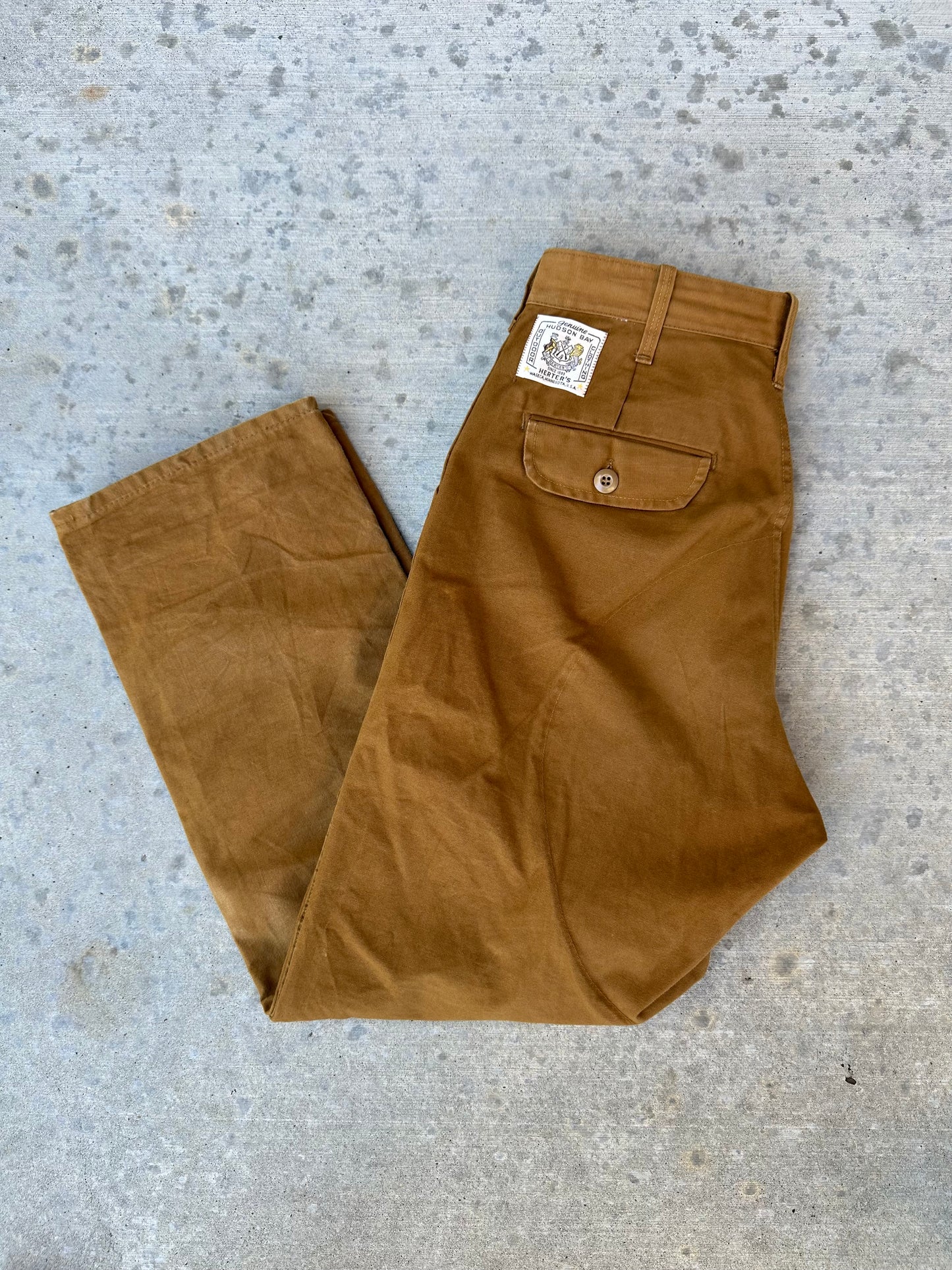 50’s Herter’s Hudson Bay Duck Cloth Outdoor Lined Trousers (32x31)