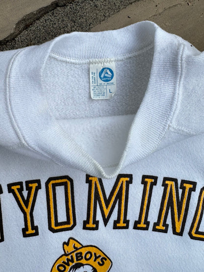 70’s Wyoming Cowboys Pistol Pete Raglan Sweatshirt (Women’s M)