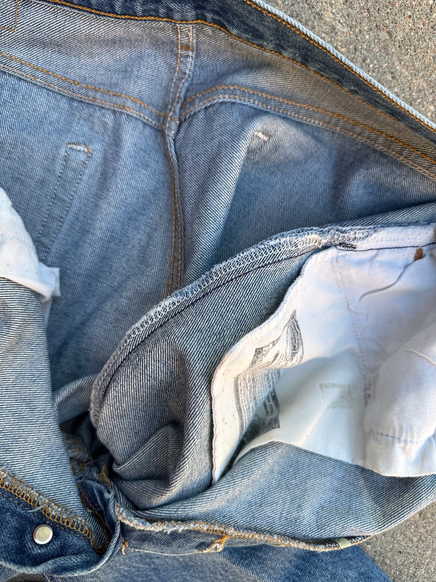 Y2K Levi’s 501xx STF Denim Good Fades Jeans (Men’s 34x31 / Women’s 32)