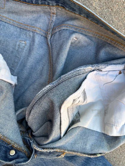 Y2K Levi’s 501xx STF Denim Good Fades Jeans (Men’s 34x31 / Women’s 32)