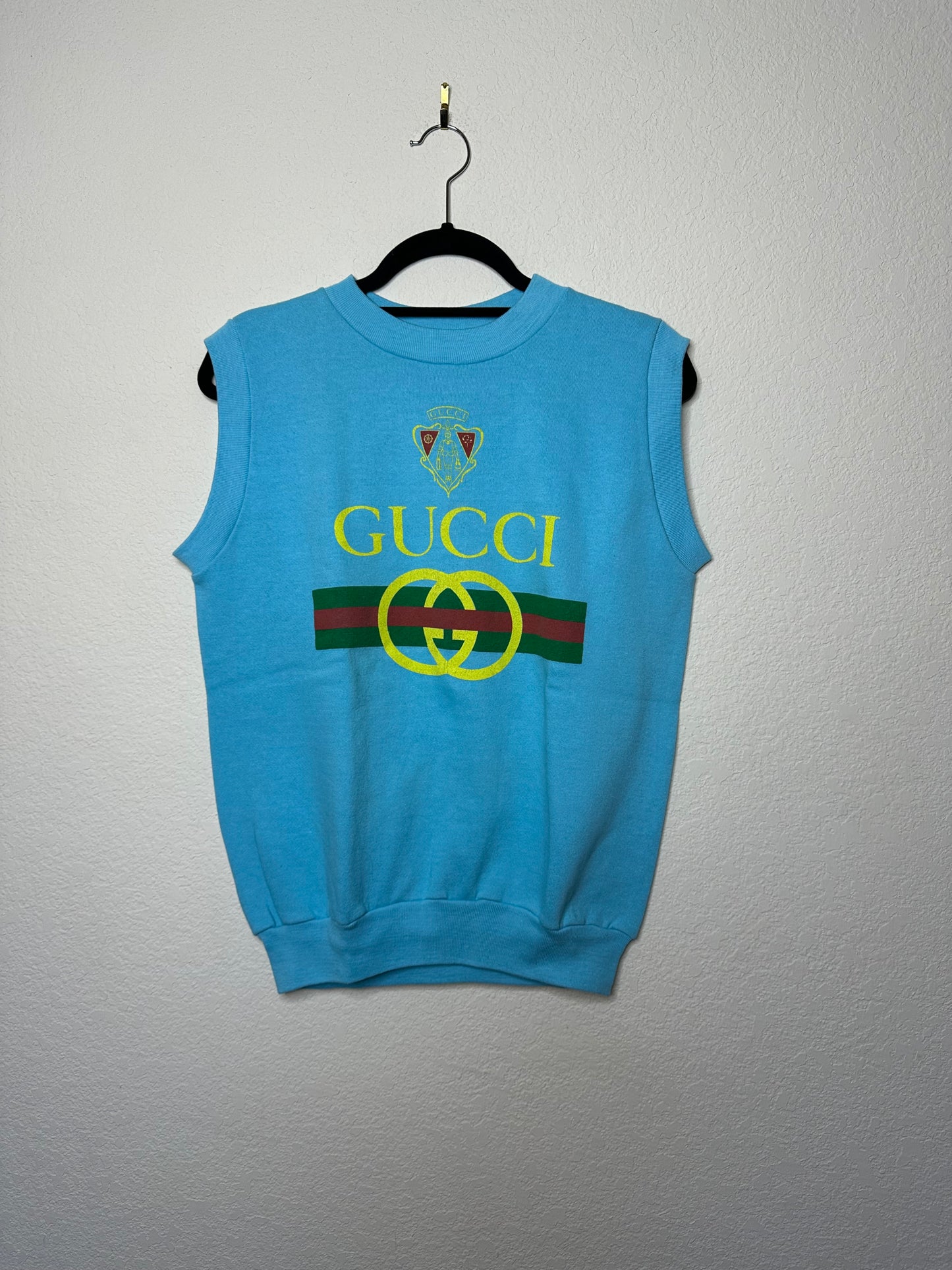 80’s Gucci Sleeveless Bootleg Sweatshirt (Women’s XS/S)