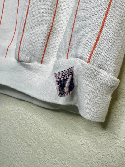 80’s Denver Broncos Pinstripe Sweatshirt USA (Unisex S)