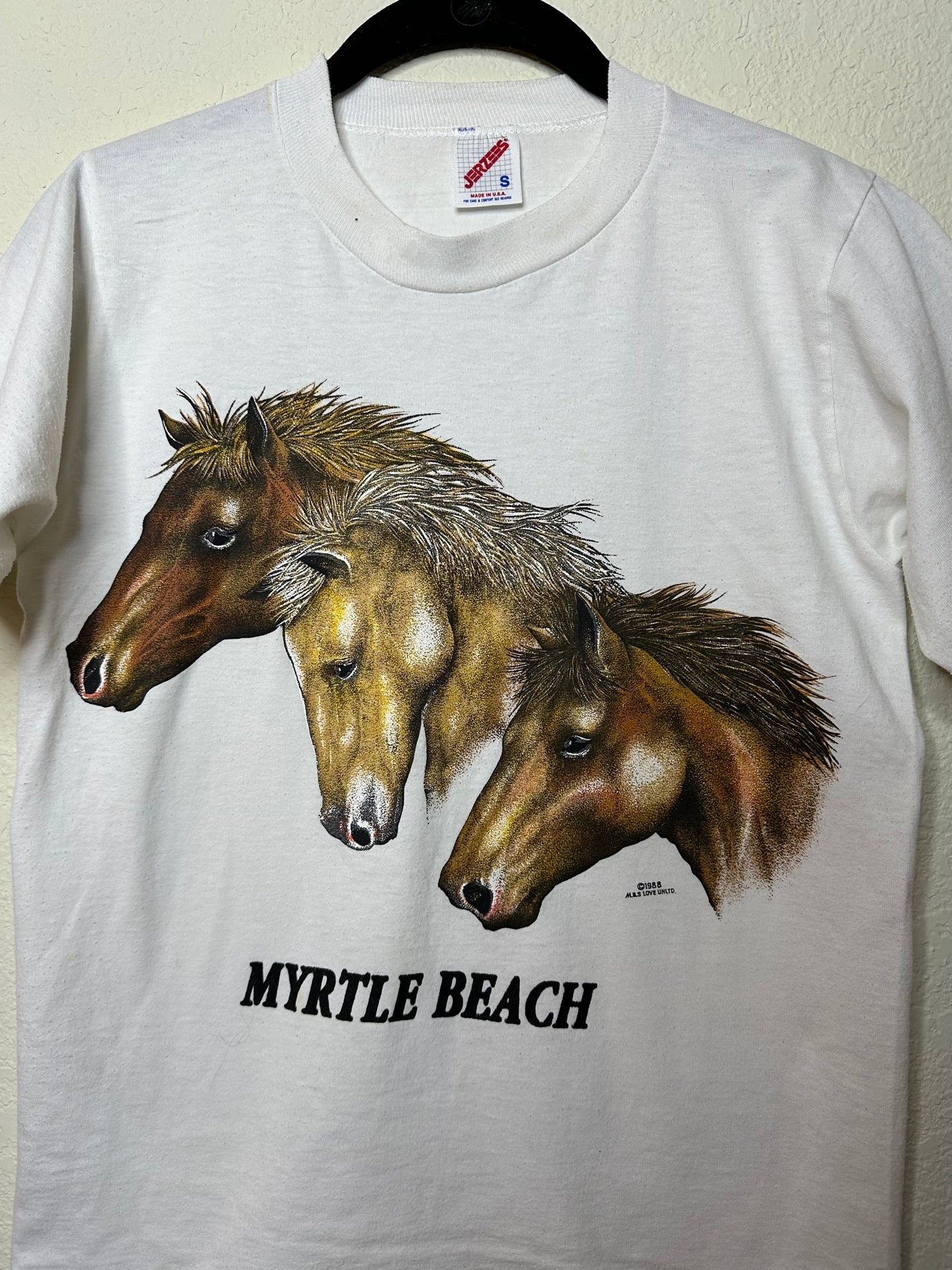 80’s Single Stitch Horses Myrtle Beach Single Stitch T-Shirt