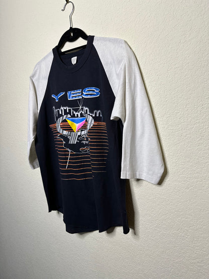 80’s YES World Tour Single Stitch Raglan Tee (Unisex M)