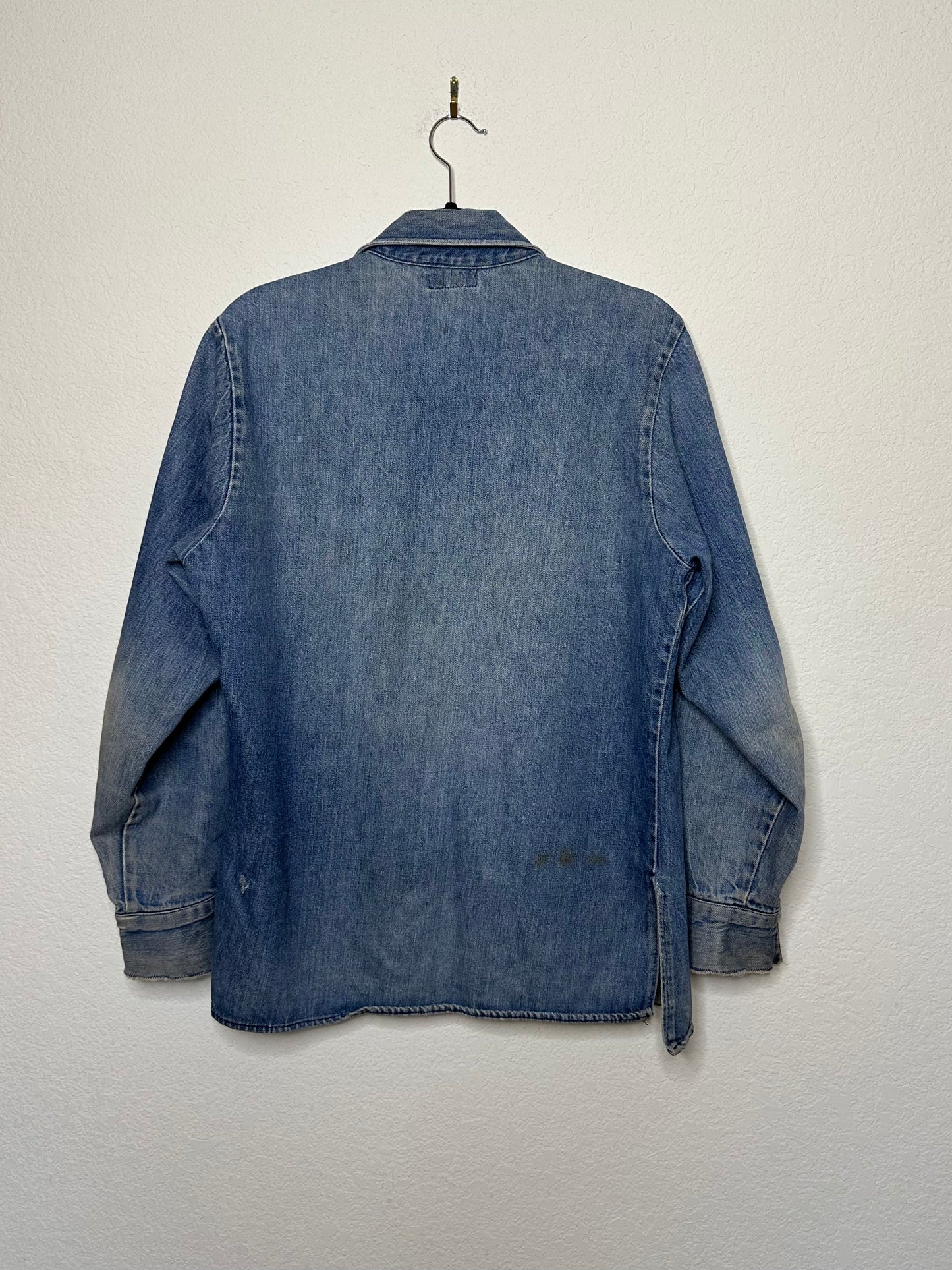 60’s LEVI’S “Big E” White Tab Denim Western Shirt Jacket (Men’s M / Women’s L)