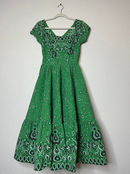 50’s/60’s Handmade Bandana Western Swing Dress (O/S)