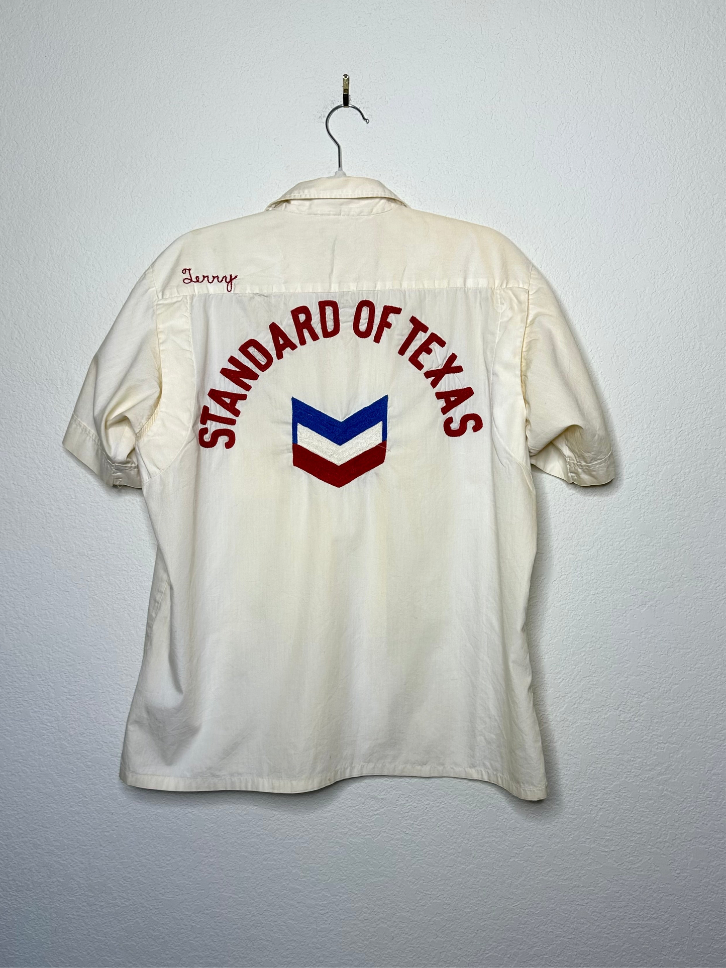 50’s Custom Standard of Texas Oil Chainstitch Pima Cotton Bowling Shirt (Unisex M)