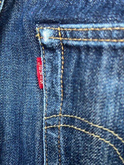 1947 LEVI’S LVC Big E 501XX Redline Selvedge Japanese Denim Jeans USA (30x31/Modern 28/29) Repro