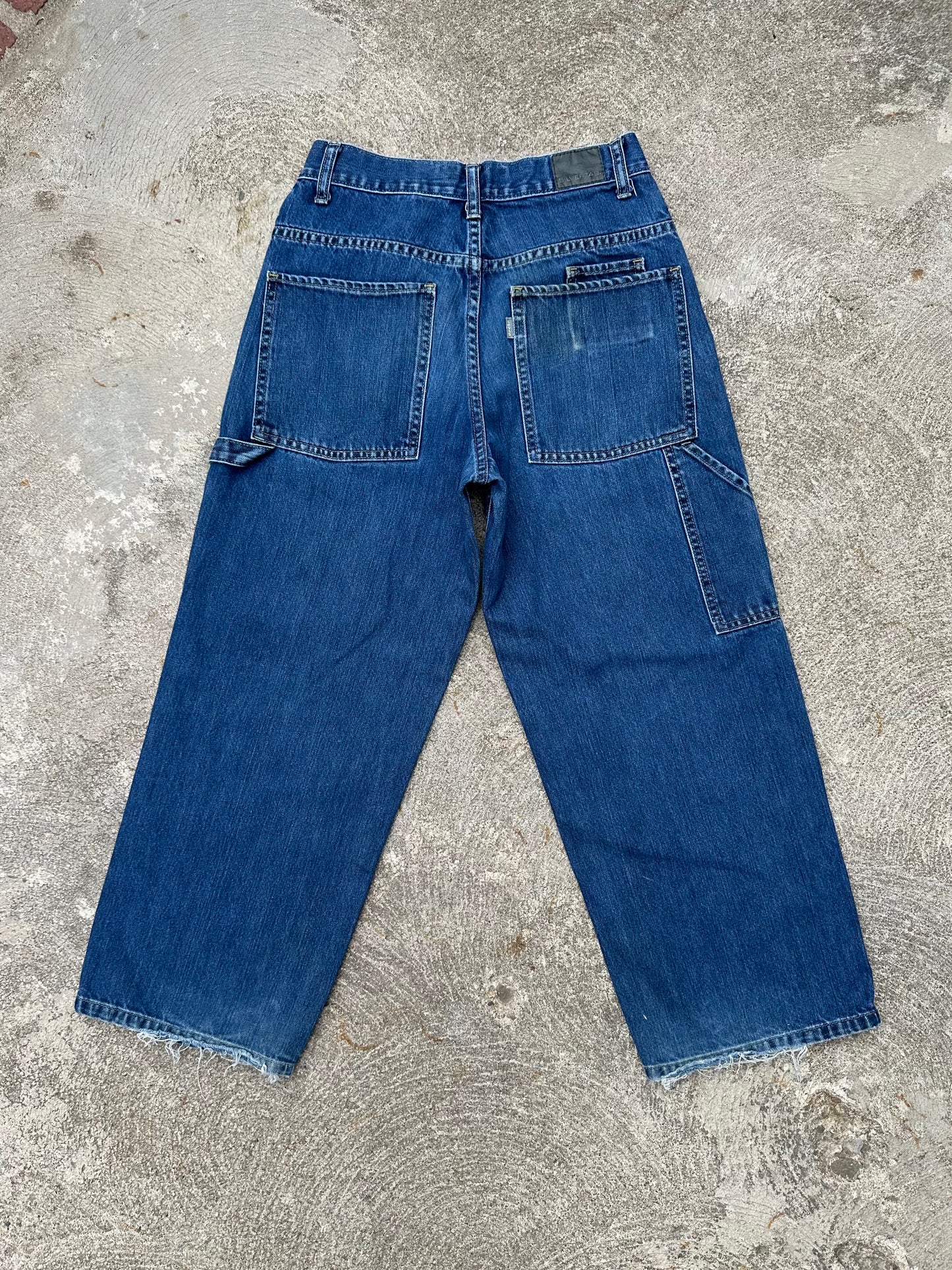 90’s Levi’s SILVER TAB 751 Carpenter Wide Leg Crop Women Jeans (27x25.5 / Modern 25)