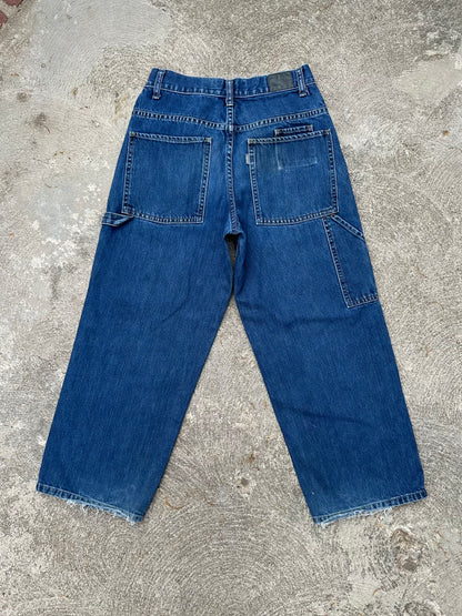 90’s Levi’s SILVER TAB 751 Carpenter Wide Leg Crop Women Jeans (27x25.5 / Modern 25)