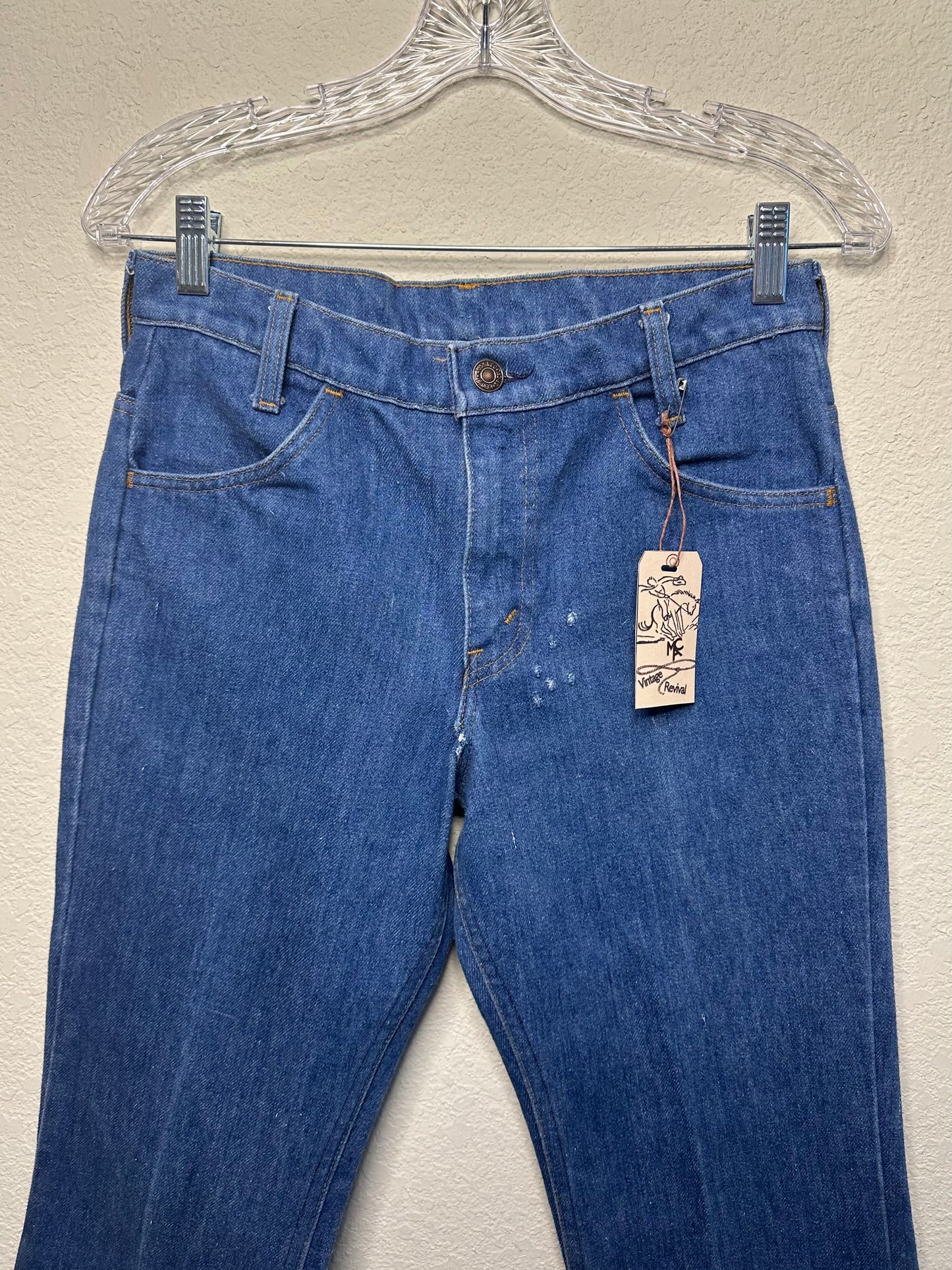 70’s Levi’s Orange Tab 784 USA Big Bell Hip Hugger Jeans (Modern 2)