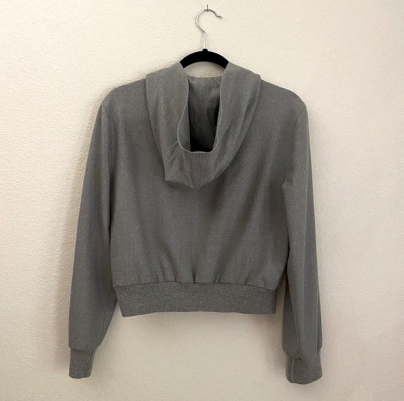 Vintage Ralph Lauren Collection (Purple Label) Wool Crop Zip-Up Hoodie (S/M)