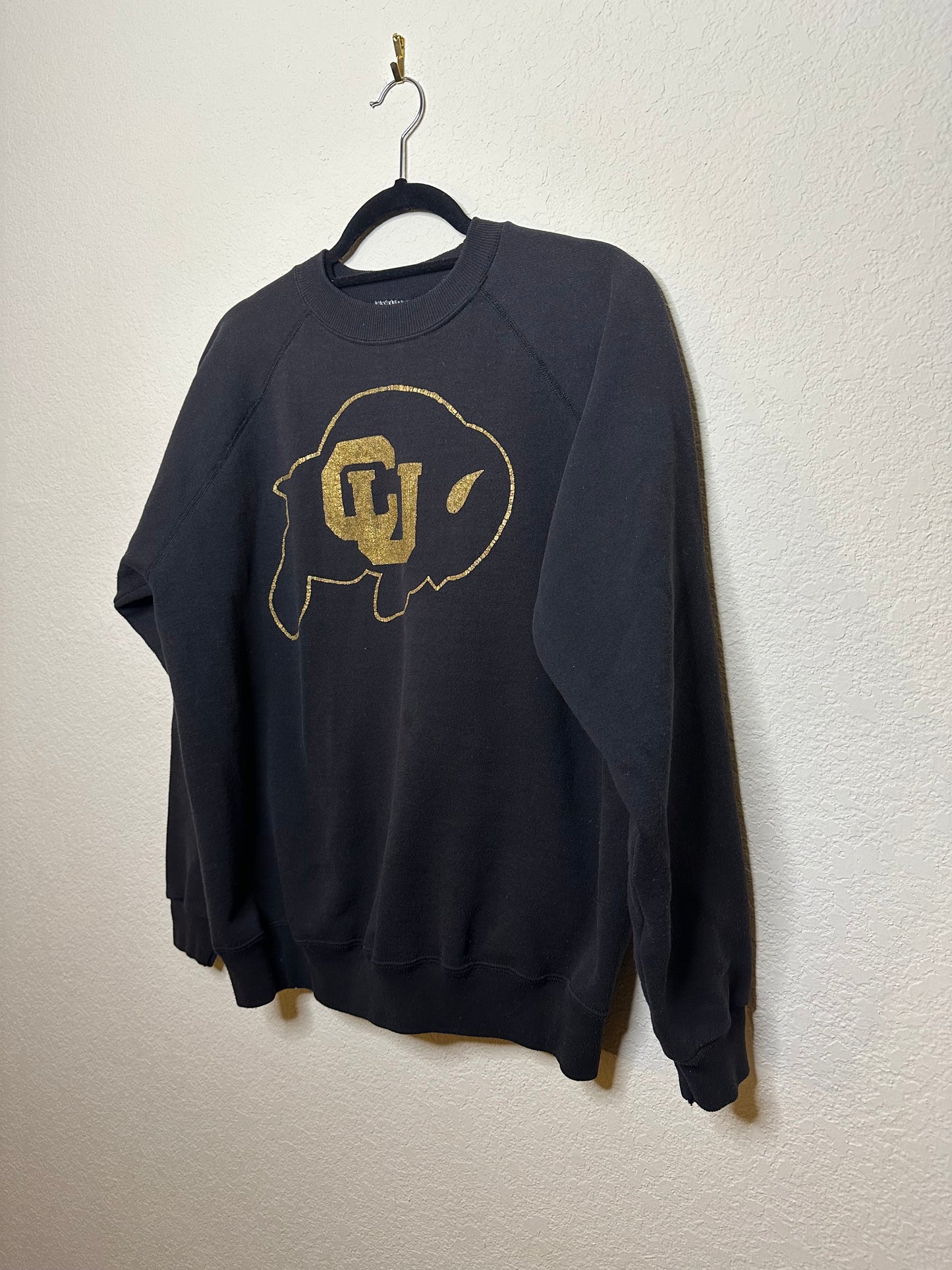 80’s Raglan University of Colorado CU Buffs Sweatshirt (Unisex L)