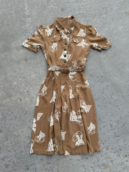 DROPPING SUNDAY: 50’s Handmade Dress (XS)