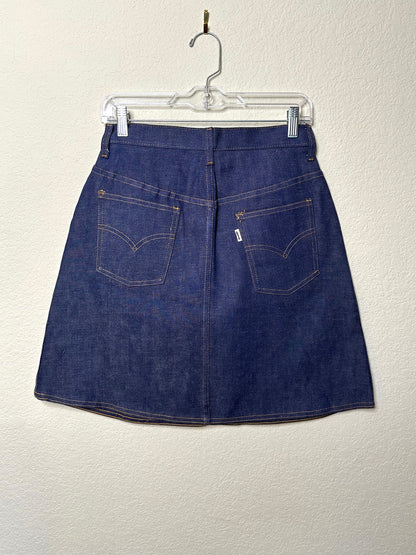 60’s Deadstock Levi’s Big E White Tab Denim Skirt (28 / Modern 2/4)