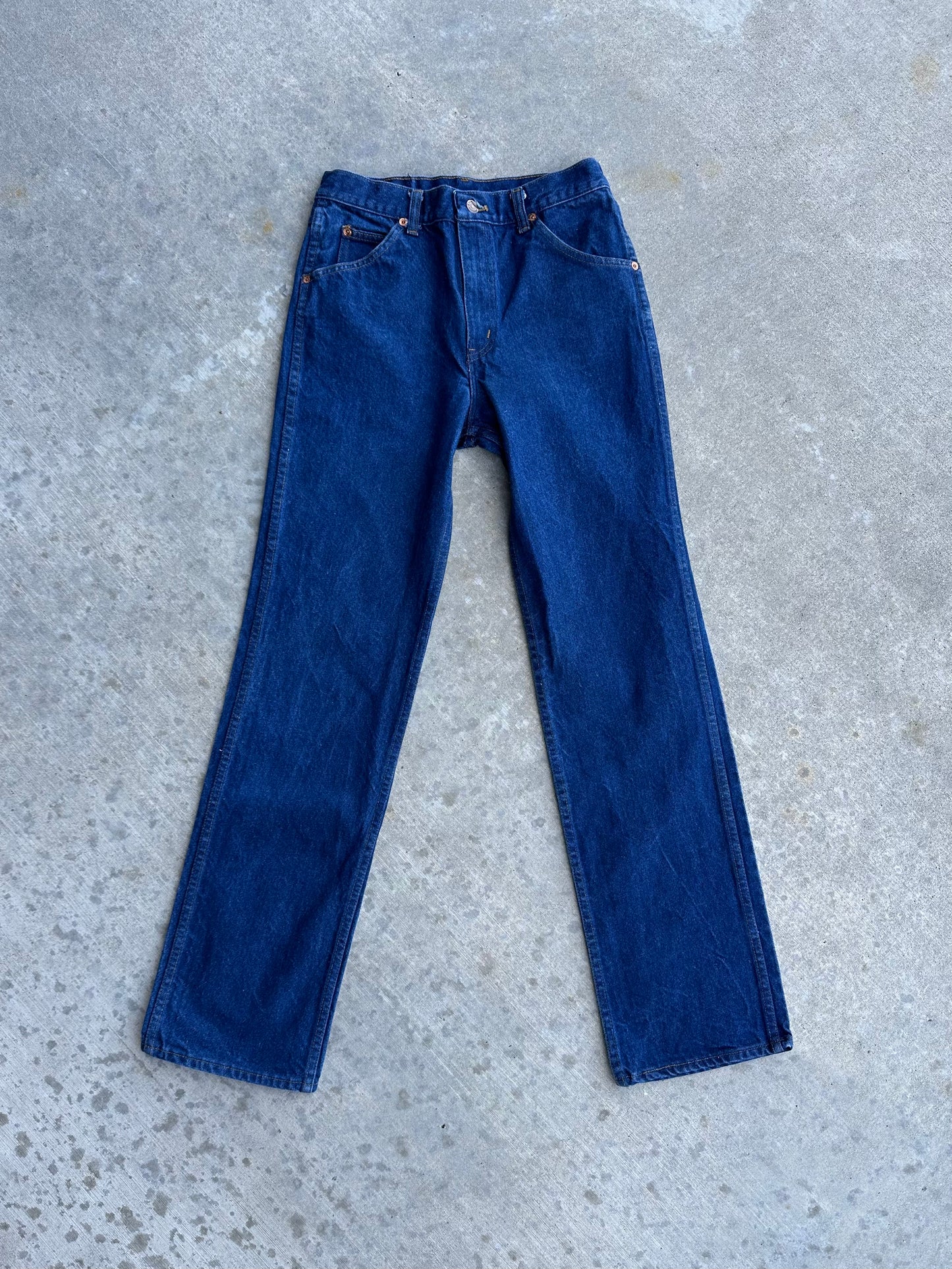 80’s Roebuck’s STF Stovepipe Indigo Denim Jeans (Men’s 27x32 / Women’s 26)