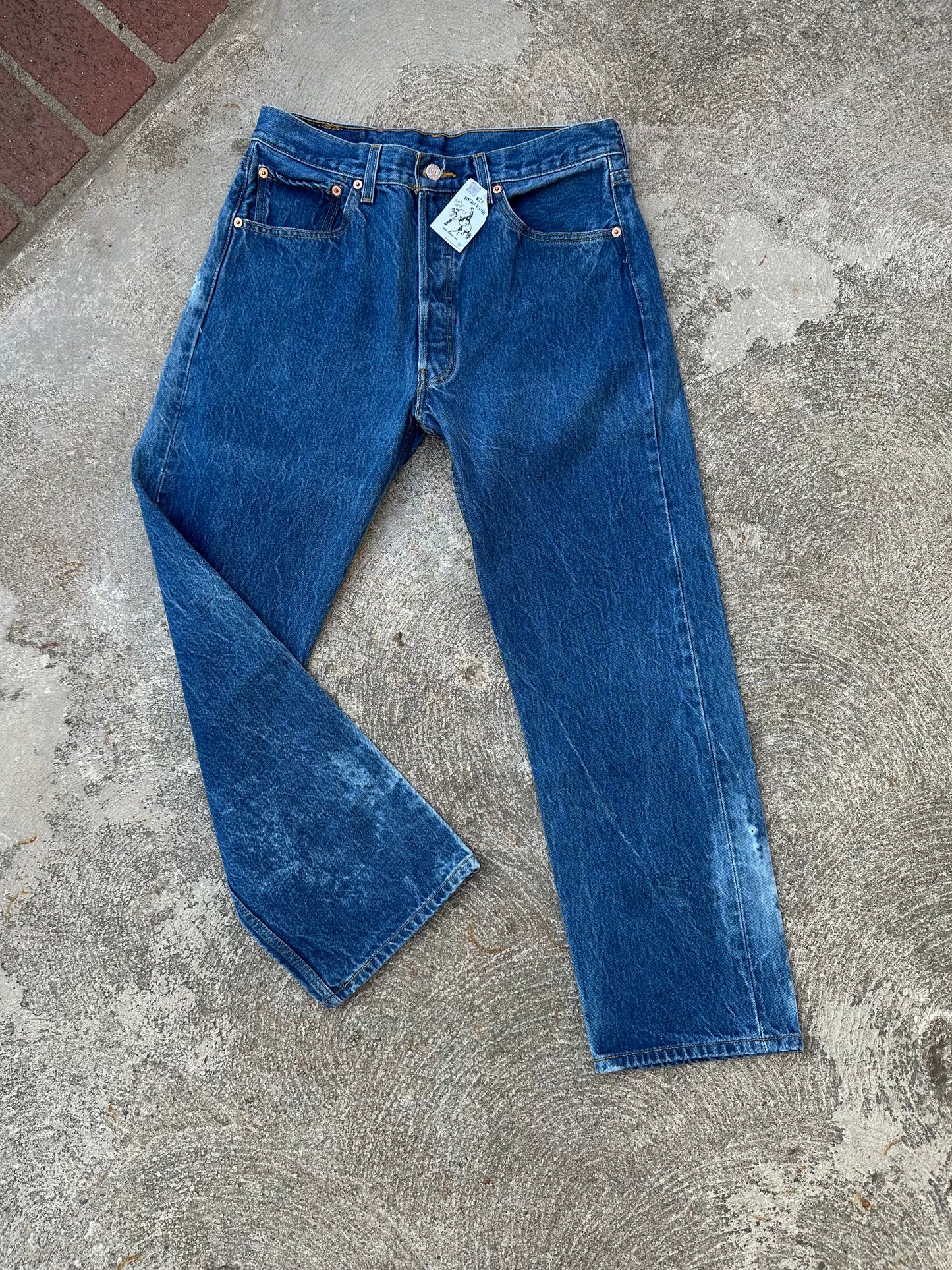 Y2K Levi’s 501 STF Denim Jeans (Men’s 31x28 / Women’s 29)