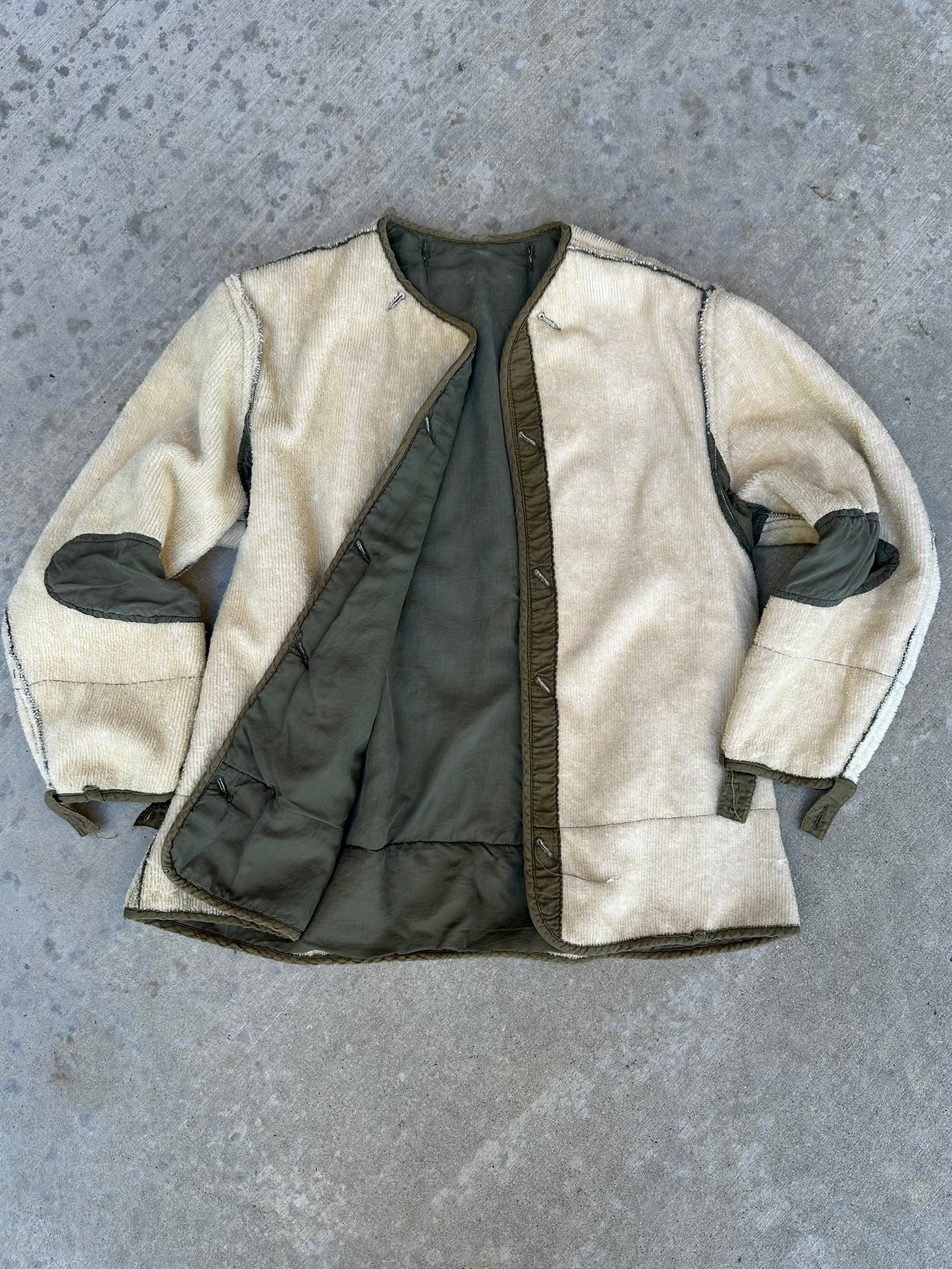 50’s US Military Wool Pile M-51 Field Liner Jacket (Unisex M/L)