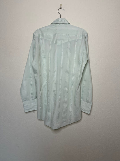 70’s H Bar C Western Disco Satin Pearl Snap Shirt (Unisex M/L)