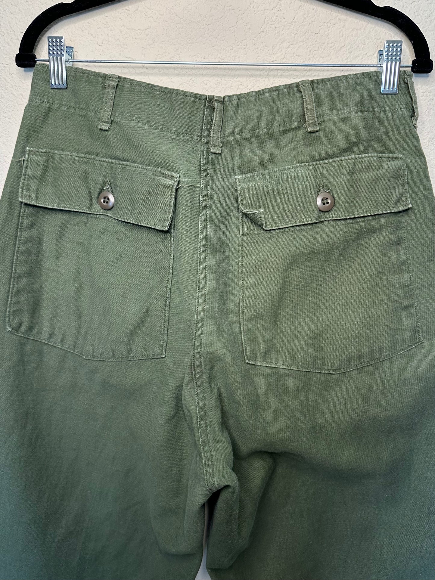 60’s Military OG-107 Cotton Sateen Field Pants (Men’s 32 / Women’s 30)
