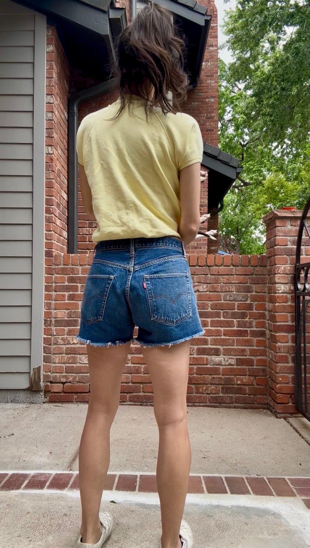60’s LEVI’S BIG E Redline Selvedge Denim Cutoff Shorts (31” / Modern 29)
