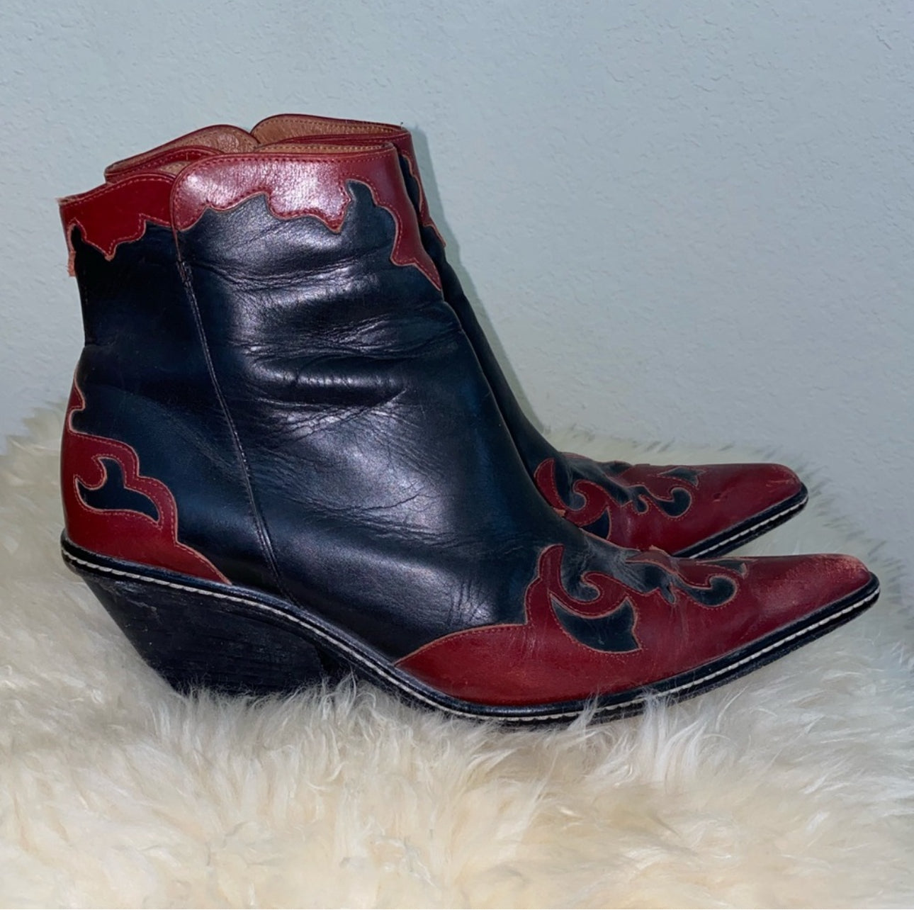 90’s Donald J. Pliner Western Couture Collection Booties (Women’s 8.5)