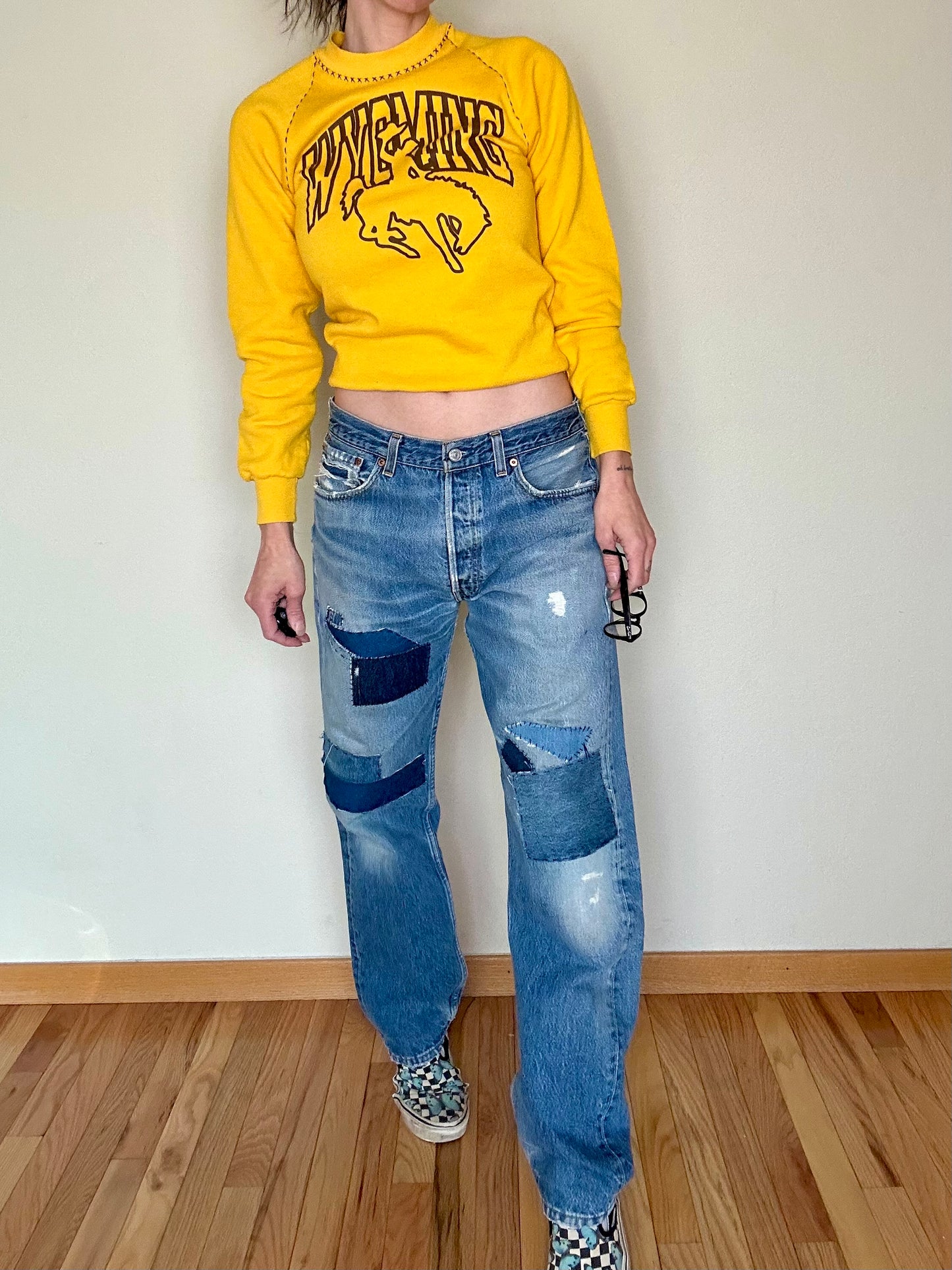 MCA Vintage Revival: 90’s Levi’s 501 Patchwork Jeans USA (32/33 Modern 10)