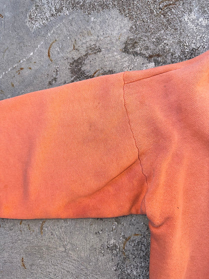 50’s Springfoot Zip-Up 100% Cotton Split Pocket Double Hood Sweatshirt (Unisex M)