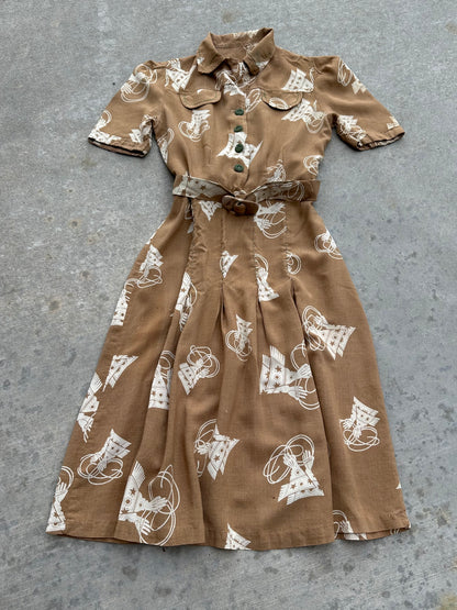 DROPPING SUNDAY: 50’s Handmade Dress (XS)