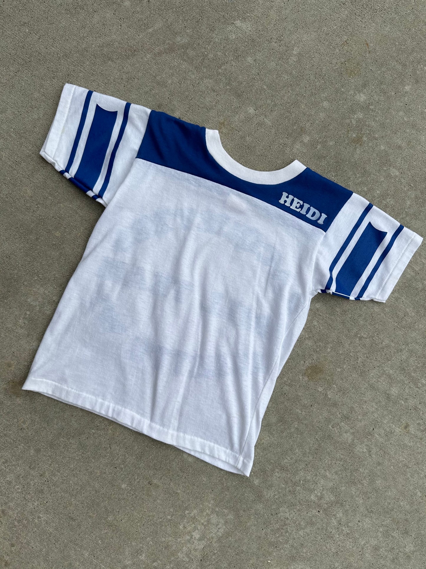 70’s Dodger Sportswear Gillette Twirling Corps Single Stitch Baby Tee (Women’s S)