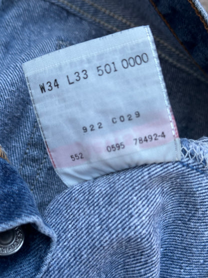 90’s Levi’s 501xx STF Denim Jeans USA (Men’s 32x30 / Women’s 30)