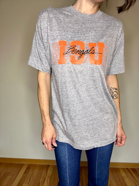 Rare 70’s Idaho State Bengals Single Stitch Tee (Unisex L)