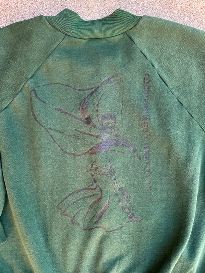 70’s Springfoot Split Crew Zip-Up Sweatshirt (Unisex M)