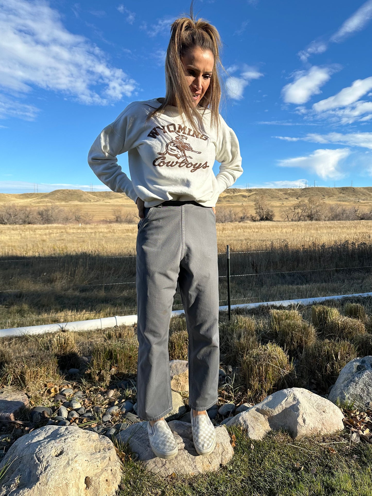 50’s White Stag Sailcloth Side Zip Pants (Women’s 25)