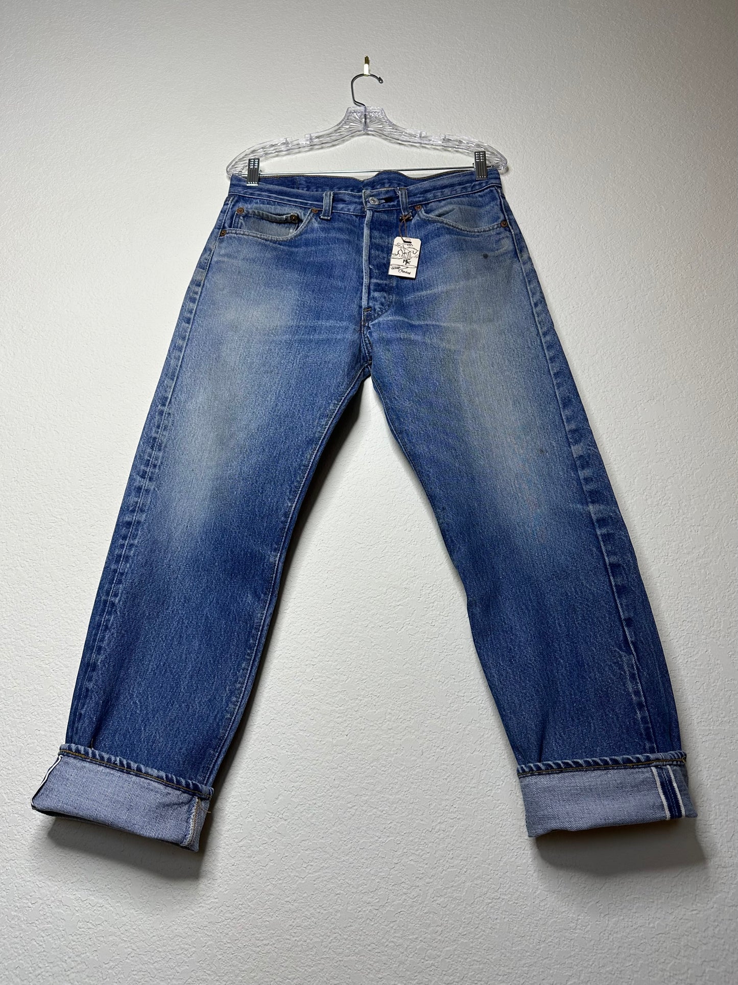 70’s Vintage LEVI’S 501 Redline Selvedge Jeans (32x28 / Modern 8)