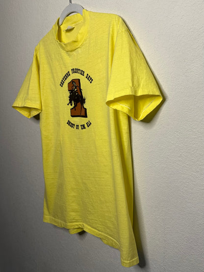 RARE 1970’s Vintage Cheyenne Frontier Days Daddy of ‘Em All Single Stitch Tee (Unisex L)